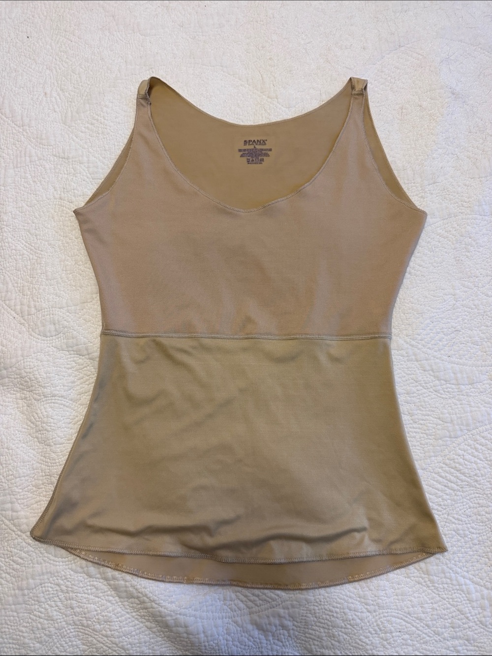 SPANX Taupe Shaping Tank Top